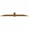 Ekena Millwork Eugene Smooth Timber Gable Bracket, Western Red Cedar, 84"W x 14"H x 1 1/2"D x 5 1/2"F, 4/12 Pitch GBW084X14X0206EUG00SWR - alternate 5